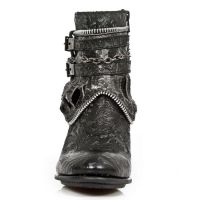 Ботинки M.TX002-C11 VINTAGE FLOWER NEGRO CRACK PLOMO TEXAS NEGRO TAC New Rock M.TX002-C11 - маленькая картинка