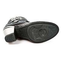 Ботинки M.TX002-C3 SERPENTE MAKI LILA CHAROL NEGRO TEXAS NEGRO TACON New Rock M.TX002-C3 - маленькая картинка