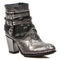 Ботинки M.TX002-C6 VINTAGE FLOWER COBRE NOMADA NEGRO TEXAS NEGRO TAC New Rock M.TX002-C6 - маленькая картинка