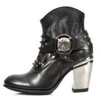 Ботинки M.TX003-R1 ITALI NEGRO PULIK ACERO TEXAS NEGRO TACON TEXAS A New Rock M.TX003-R1 - маленькая картинка