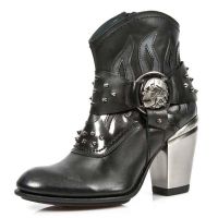 Ботинки M.TX003-R1 ITALI NEGRO PULIK ACERO TEXAS NEGRO TACON TEXAS A New Rock M.TX003-R1 - маленькая картинка