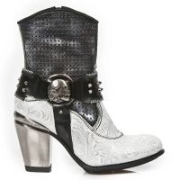  M.TX005-C2 VINTAGE FLOWER BLANCO PLATA ANTIK NEGRO BOX PLANE - 