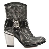  M.TX005-C3 VINTAGE FLOWER NEGRO RASPADO ANTIK NEGRO TEXAS NE - 