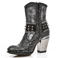 Ботинки M.TX005-S1 VINTAGE FLOWER NEGRO ANTIK NEGRO BOX PLANE REVESS New Rock M.TX005-S1 - маленькая картинка
