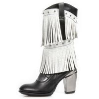  M.TX006-C1 NOMADA NEGRO PULIK ACERO VINTAGE FLOWER BLANCO PL - 