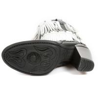 Сапоги M.TX006-C1 NOMADA NEGRO PULIK ACERO VINTAGE FLOWER BLANCO PL New Rock M.TX006-C1 - маленькая картинка