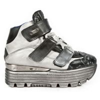 Ботинки M.URBAN003-C4 VINTAGE FLOWER NEGRO ITALI TALCO GRIS PULIK AC New Rock M.URBAN003-C4 - маленькая картинка