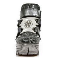 Ботинки M.URBAN003-C4 VINTAGE FLOWER NEGRO ITALI TALCO GRIS PULIK AC New Rock M.URBAN003-C4 - маленькая картинка