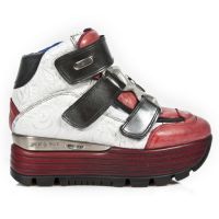  M.URBAN003-C7 ITALI TALCO ROJO VINTAGE FLOWER BLANCO PLATA P New Rock M.URBAN003-C7 -  