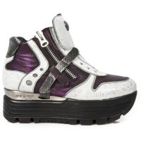 Ботинки M.URBAN005-C2 VINTAGE FLOWER BLANCO PLATA BOX FUSA METAL DIA New Rock M.URBAN005-C2 - маленькая картинка