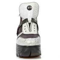 Ботинки M.URBAN005-C2 VINTAGE FLOWER BLANCO PLATA BOX FUSA METAL DIA New Rock M.URBAN005-C2 - маленькая картинка