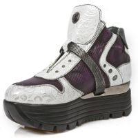 Ботинки M.URBAN005-C2 VINTAGE FLOWER BLANCO PLATA BOX FUSA METAL DIA New Rock M.URBAN005-C2 - маленькая картинка