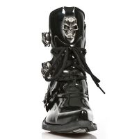 Ботинки M.WST001-C1 ANTIK PULIDO NEGRO WEST NEGRO ACERO TACON ACERO New Rock M.WST001-C1 - маленькая картинка
