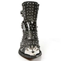 Ботинки M.WST003-PC1 ITALI NEGRO, ANTIK NEGRO, WEST N, TACON DALLAS New Rock M.WST003-PC1 - маленькая картинка