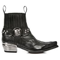Ботинки M.WST005-C1 ITALI NEGRO PITON LUX NEGRO, WEST NEGRO T.DALLAS New Rock M.WST005-C1 - маленькая картинка