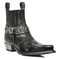 Ботинки M.WST005-C1 ITALI NEGRO PITON LUX NEGRO, WEST NEGRO T.DALLAS New Rock M.WST005-C1 - маленькая картинка