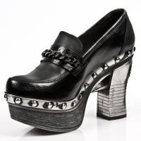  M.Z001-C3 NOMADA NEGRO ITALI NEGRO BOX PLANE PL ZUECO NEGRO New Rock M.Z001-C3 -  
