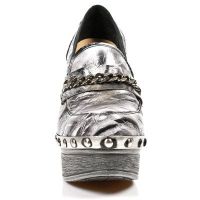  M.Z001-C5 CAVALI BLANCO ITALI NEGRO PL ZUECO NEG PIEDRA ENT New Rock M.Z001-C5 -  
