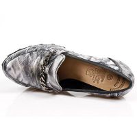  M.Z001-C5 CAVALI BLANCO ITALI NEGRO PL ZUECO NEG PIEDRA ENT New Rock M.Z001-C5 -  