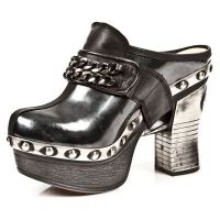 Босоножки M.Z002-C3 ITALI NEGRO, CHAROL STUCO ACERO, PLT.ZUECO NEG-ACE New Rock M.Z002-C3 - маленькая картинка