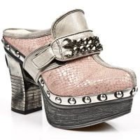 Босоножки M.Z002-C4 NATURE TIERRA PITON PLISADO ROSA ACERO PL ZUECO AC New Rock M.Z002-C4 - маленькая картинка