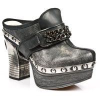 Босоножки M.Z002-C5 ITALI NEGRO ARCILLA BEIG PL ZUECO NEG PIEDRA ACERO New Rock M.Z002-C5 - маленькая картинка