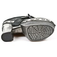 Босоножки M.Z002-C5 ITALI NEGRO ARCILLA BEIG PL ZUECO NEG PIEDRA ACERO New Rock M.Z002-C5 - маленькая картинка