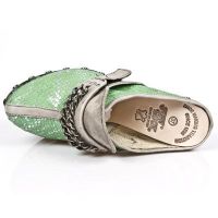  M.Z002-C7 NATURE TIERRA PITON PLISADO MENTA PL ZUECO NEG PIE New Rock M.Z002-C7 -  