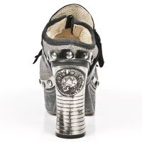 Босоножки M.Z003-C2 NOMADA NEGRO PITON PLISADO TAUPE PLATA IT NEG PL Z New Rock M.Z003-C2 - маленькая картинка