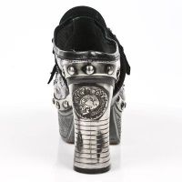 Босоножки M.Z004-C2 CHAROL STUCO ACERO CAVALI BLANCO NOM NEG PL ZUECO New Rock M.Z004-C2 - маленькая картинка