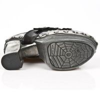 Босоножки M.Z004-C2 CHAROL STUCO ACERO CAVALI BLANCO NOM NEG PL ZUECO New Rock M.Z004-C2 - маленькая картинка
