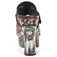 Босоножки M.Z004-C3 CHAROL STUCO ACERO PITON PLISADO ROJO ACERO IT NEG New Rock M.Z004-C3 - маленькая картинка