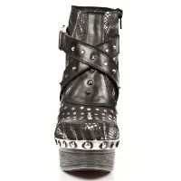  M.Z005-C1 PITON PLIS.METAL-ACERO, ITALI NEGRO, P.ZUECO NE-AC New Rock M.Z005-C1 -  