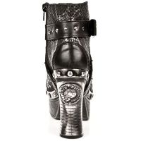  M.Z005-C1 PITON PLIS.METAL-ACERO, ITALI NEGRO, P.ZUECO NE-AC New Rock M.Z005-C1 -  