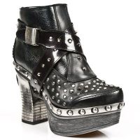  M.Z005-C2 NOMADA ITALI NEGRO CHAROL STUCO ACERO PL ZUECO NEG New Rock M.Z005-C2 -  