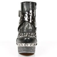  M.Z005-C2 NOMADA ITALI NEGRO CHAROL STUCO ACERO PL ZUECO NEG New Rock M.Z005-C2 -  