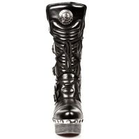 Сапоги M.Z006-C1 NOMADA NEGRO, PLAT.ZUECO NEGRO-ACERO New Rock M.Z006-C1 - маленькая картинка