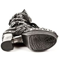 Сапоги M.Z006-C1 NOMADA NEGRO, PLAT.ZUECO NEGRO-ACERO New Rock M.Z006-C1 - маленькая картинка