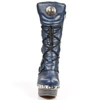 Сапоги M.Z006-C3 BUFALO AZUL PL ZUECO NEGRO PIEDRA ENT ACERO T ACER New Rock M.Z006-C3 - маленькая картинка