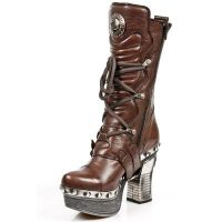 Сапоги M.Z006-C4 BUFALO MORO PL ZUECO NEGRO PIEDRA ENT ACERO T ACER New Rock M.Z006-C4 - маленькая картинка
