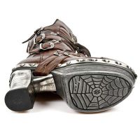 Сапоги M.Z006-C4 BUFALO MORO PL ZUECO NEGRO PIEDRA ENT ACERO T ACER New Rock M.Z006-C4 - маленькая картинка
