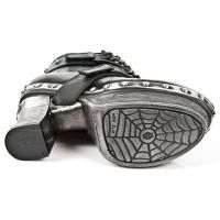 Ботильоны M.Z007-C2 ITALI NOMADA NEGRO BOX PLANE PL ZUECO NEGRO PIEDRA New Rock M.Z007-C2 - маленькая картинка