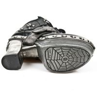 Ботильоны M.Z009-C10 NOMADA NEGRO, ITALI NEGRO, BOX PLANE, PLT. ZUECO New Rock M.Z009-C10 - маленькая картинка