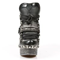 Ботильоны M.Z011-C1 NOMADA NEGRO, ITALI NEGRO, BOX PLANE, PLT Z NEG-AC New Rock M.Z011-C1 - маленькая картинка