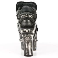 Ботильоны M.Z011-C1 NOMADA NEGRO, ITALI NEGRO, BOX PLANE, PLT Z NEG-AC New Rock M.Z011-C1 - маленькая картинка