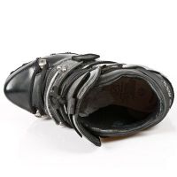 Ботильоны M.Z011-C1 NOMADA NEGRO, ITALI NEGRO, BOX PLANE, PLT Z NEG-AC New Rock M.Z011-C1 - маленькая картинка