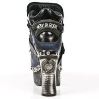 Ботильоны M.Z011-C2 ARCILLA JEANS NOMADA NEGRO BOX PLANE PL ZUECO NEGR New Rock M.Z011-C2 - маленькая картинка