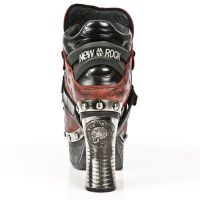 Ботильоны M.Z011-C3 ARCILLA ROJA NOMADA NEGRO BOX PLANE PL ZUECO NEGRO New Rock M.Z011-C3 - маленькая картинка