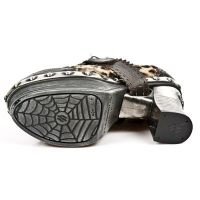 Ботильоны M.Z014-R1 ARCILLA MORO LEOPARDO PELO MARRON BOX PLAMANE PL Z New Rock M.Z014-R1 - маленькая картинка