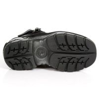 Ботинки M.1065-C1 ITALI NEGRO BOX ROJO METAL GRABADO DIAMANTE TURBO New Rock M.1065-C1 - маленькая картинка